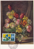 SAINT MARIN Carte Maximum - Tulipes - Other & Unclassified