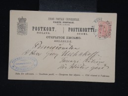 FINLANDE- Entier Postal En 1891 - à Voir - Lot P9531 - Entiers Postaux