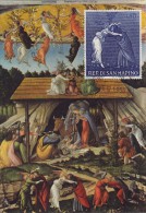 SAINT MARIN Carte Maximum - Nativité Mystique - Autres & Non Classés