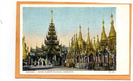 Rangoon Yangon Myanmar Burma 1905 Postcard - Myanmar (Burma)