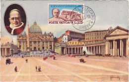 VATICAN Carte Maximum - La Cité Vatican - Cartes-Maximum (CM)