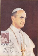 VATICAN Carte Maximum - Paul VI - Cartoline Maximum