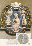 VATICAN Carte Maximum - Vierge Marie En Prière - Cartes-Maximum (CM)