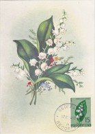 YOUGOSLAVIE Carte Maximum - Muguet - Maximumkaarten