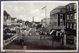 Alte Karte  " Nordseebad Wangeroge - Einkaufsmeile" - Wangerooge