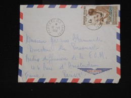 POLYNESIE - Enveloppe De Papeete Pour Paris En 1958 - Aff Plaisant - à Voir - Lot P9561 - Lettres & Documents