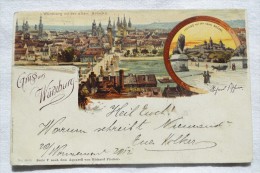 Germany Gruss Aus Wurzburg   Stamp 1899 A  48 - Altri & Non Classificati