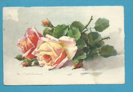 CPA 521 - Fleurs Roses Par Illustrateur Catharina KLEIN - Klein, Catharina