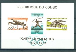 REPUBLIEK CONGO - OBP Blok Nr 14 - Olympics Tokyo 1964 - MNH** - Cote 15,00 € - 1960-1964 Republiek Congo