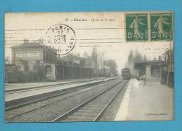 CPA 27 - Chemin De Fer Arrivée Du Train En Gare De SEVRAN-LIVRY 93 - Sonstige & Ohne Zuordnung