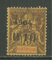 Martinique Neufs Avec Charniére, No: 57 Y Et T,  MINT HINGED, 1904 - Neufs