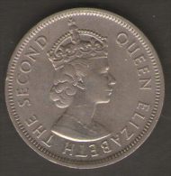 MAURITIUS ONE RUPEE 1975 - Mauricio