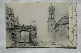 Elligen Schloss  Turm Der Schlosskirche Stamps 1909  A 49 - Otros & Sin Clasificación