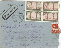 LBL32 -ALGERIE LETTRE AVION DELLYS / CUA-TUNG (ANNAM) 22/4/1935 - Lettres & Documents