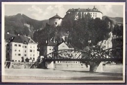 Alte Karte  "KUFSTEIN - Innbrücke Mit Festung Geroldseck, Tirol" - Kufstein
