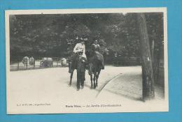 CPA PARIS VECU - Promenade à Cheval Au Jardin D'Acclimatation - Parks, Gardens