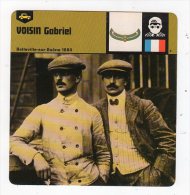 Sept15  70624  Voisin Gabriel   ( Fiche Auto ) - Automovilismo - F1