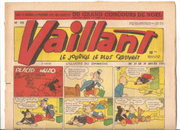 Vaillant N°193 Du 24/01/49 Au 30 Janvier 1949 Le Journal Le Plus Captivant 5 ème Année Hebdomadaire Placid Et Muzo - Vaillant