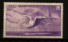 Martinique 1947 N° PA 15 Iso ** Mer, Mouette, Oiseau, Nuages, Pluie, Goéland, Ciel - Neufs