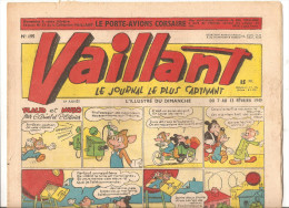 Vaillant N°195 Du 07/02/49 Au 13 Février1949 Le Journal Le Plus Captivant 5 ème Année Hebdomadaire Placid Et Muzo - Vaillant