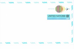 UNITED NATIONS N. YORK  - PRE-STAMPED AIRMAIL ENVELOPE OF 13 C  NEW - AS PER SCANREJAL497 - Airmail