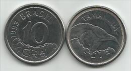 Brazil 10 Cruzeiros Reais 1993. UNC - Brésil