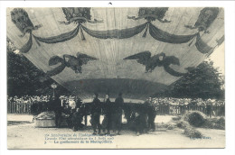 CPA - 75e Anniversaire De L'Indépendance Belge - Grande Fête Aérostatique Août 1905 - Gonflement De La Montgolfière   // - Fêtes, événements