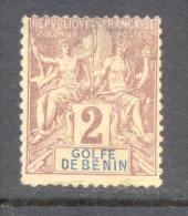 Benin 1893 - Michel 18 (*) - Ongebruikt