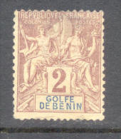 Benin 1893 - Michel 18 (*) - Ungebraucht