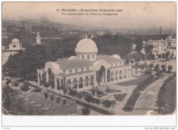 1906 MARSEILLE - EXPOSITION COLONIALE 1906 - VUE PANORAMIQUE DU PALAIS DE MADAGASCAR - Colonial Exhibitions 1906 - 1922