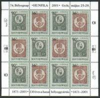 Hungary 2001. Stampday - Limited - COMPLETE SHEET MNH (**) Michel: 4676-4677 Klb. - Ungebraucht
