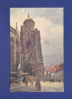 Österreich , Der Unausgebaute Turm Der Stephanskirche - Künstlerkarte - Unbeschrieben - - Stephansplatz