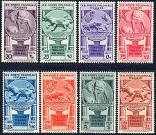 Italian Colonies #23-31 Mint Hinged (Short #23) Eritrea Annexation Set From 1939 - Amtliche Ausgaben