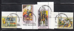 INDIA 2015, Women Empowerment, L'Autonomisation Des Femmes, Women Activities, Set 4v Complete First Day Cancelled, Used - Used Stamps