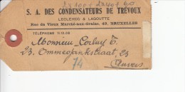 Nr 317 (2), 337 (2), 339, Op Pakketlabel, Recommandé, RARE (07046) - 1931-1934 Quepis