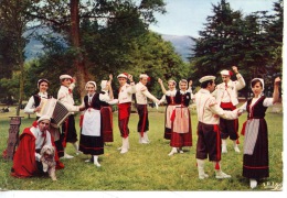 Folkore Pyrénéen : Le Groupe Folklorique "les Vaillants D'Ossun" N°702 éd Doucet Dentelée Neuve - Ossun