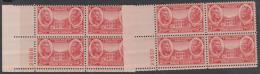 USA - 1937 Two Different 2c Army Plate Number Blocks Of Four. Scott 786. MNH ** - Plaatnummers