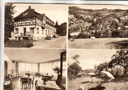 6145 LINDENFELS - WINKEL, "Zum Wiesengrund", Klapp-Karte, Druckstelle - Heppenheim