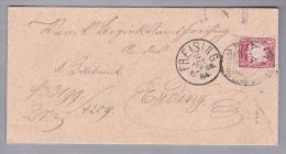 Heimat DE BAY  FREISING 1884-10-14 Bezirksamt Nach Erding - Storia Postale