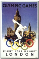 MAGNET (IMAN PARA NEVERA) SIZE.7X5 CM. APROX - Olympic Games Londres 1948 - Publicidad