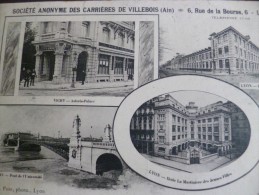 CPA Ain Pub  Société Anonyme Des Carrières De Villebois . Siège à Lyon - Unclassified