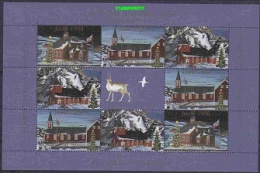 Greenland 1998 25Y Christmas Seals M/s ** Mnh (25010B) - Blocs