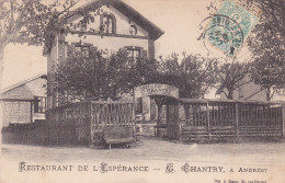 RESTAURANT DE L'ESPERANCE CHANTRY A ANDRESY - Andresy