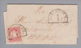 Heimat DE BAY Kirchheim 1872-01-02 Brief Nach Pfaffenhausen - Storia Postale