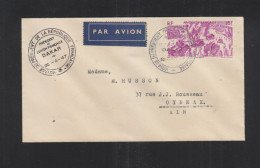 AOF Lettre 1947 Voyage Du President - Brieven En Documenten