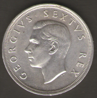 SUD AFRICA 5 SHILLINGS 1952 AG SILVER - South Africa