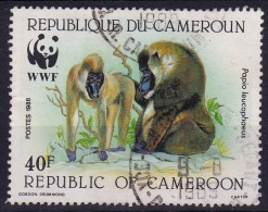 WWF - Timbre Oblitéré - République Du Cameroun 40F - Gebraucht