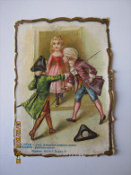 CHROMO DECOUPI GAUFREE CHICOREE MENAGERE CHOCOLAT DUROYON RAMETTE OPERA MIGNON  Duel Epée Tricorne - Duroyon & Ramette