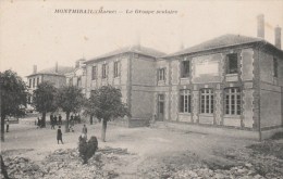 MONTMIRAIL (Marne) - Le Groupe Scolaire - Animée - Montmirail