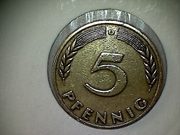 Allemagne  5 Pfennig 1949 D - 5 Pfennig